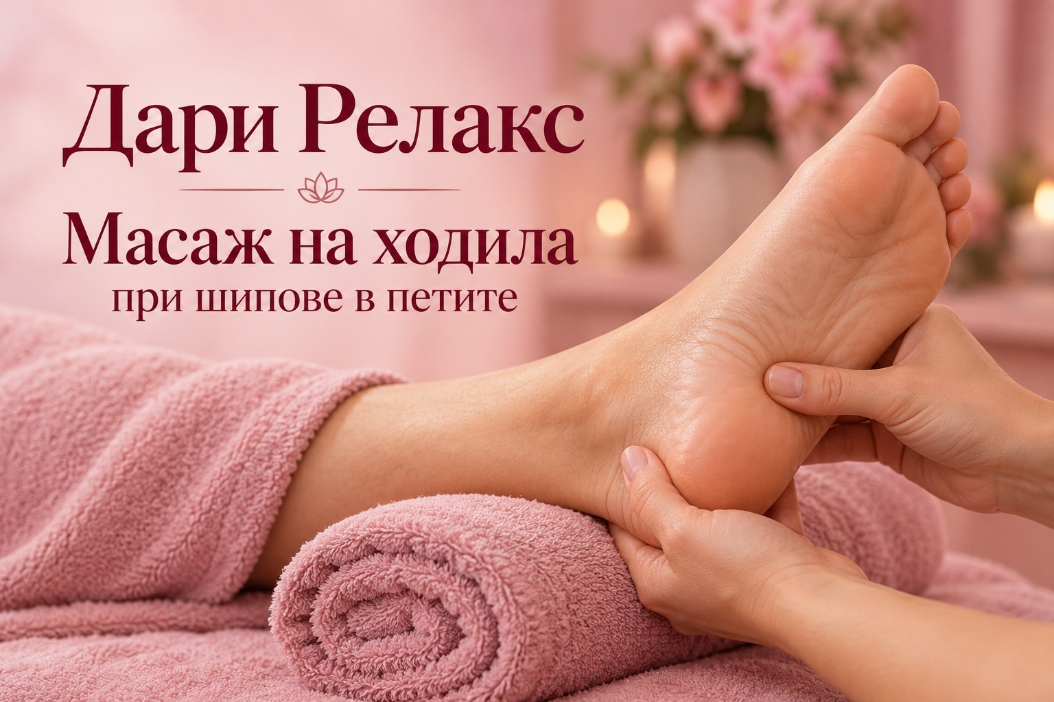 Масаж при шипове в петата